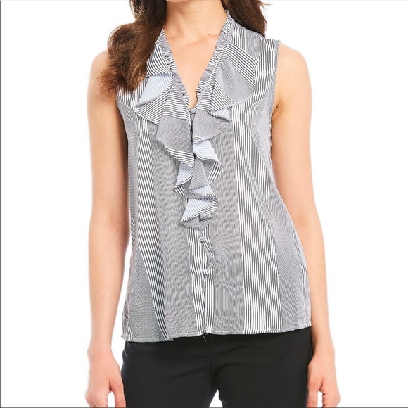 karl lagerfeld ruffle blouse